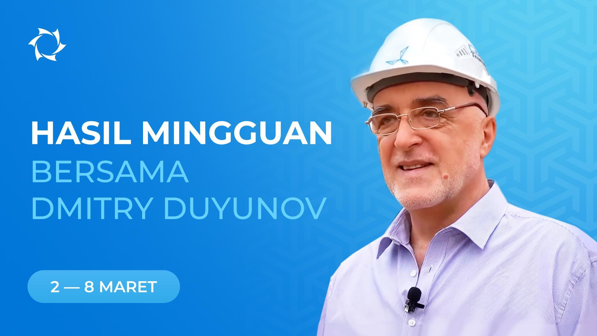 Ikhtisar pekan ini dalam proyek Motor Duyunov