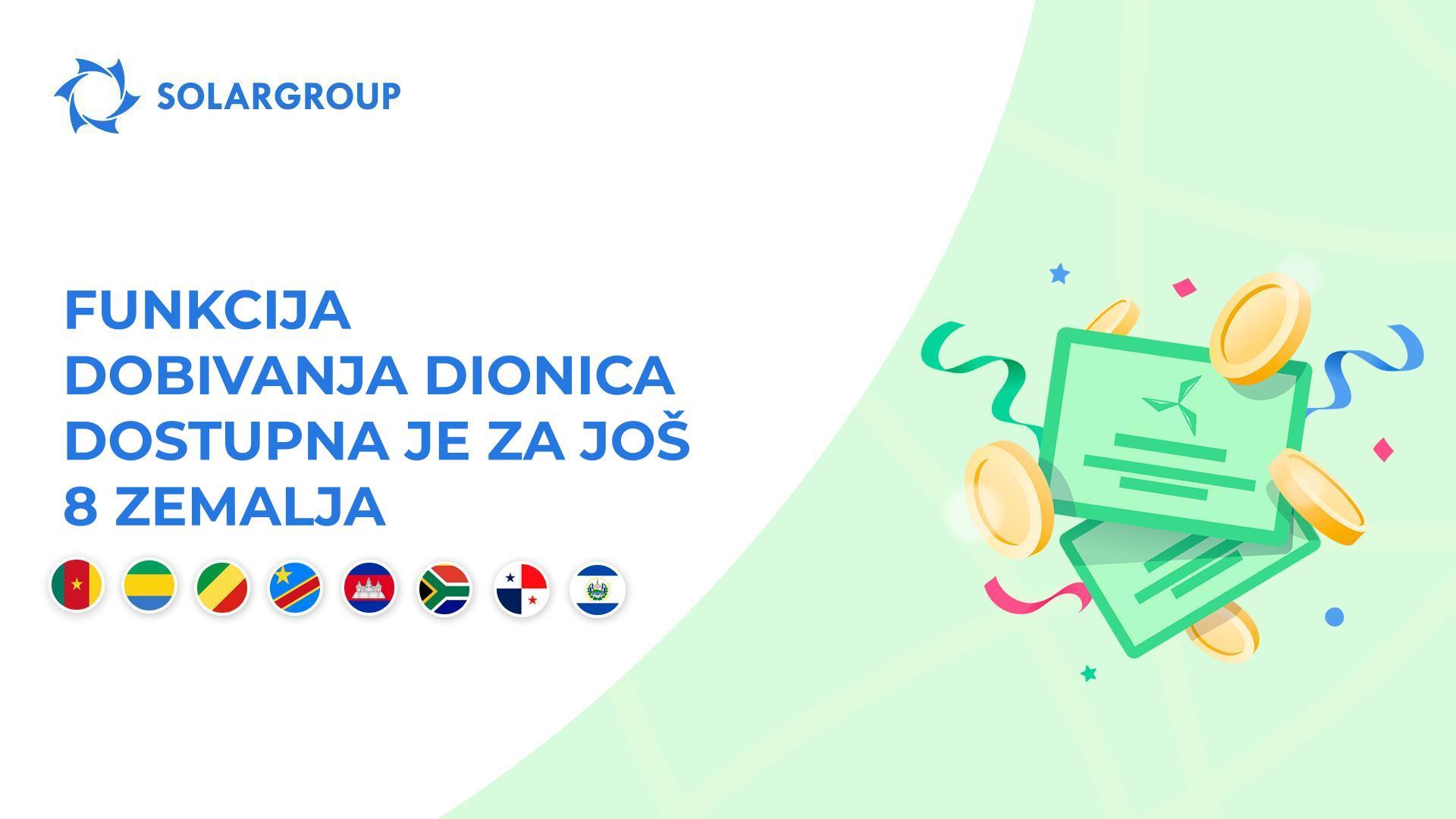 Pokrećemo funkciju u sljedećim zemljama: Kamerun, Gabon, Republika Kongo, Demokratska Republika Kongo, Kambodža, Južnoafrička Republika, Panama, El Salvador