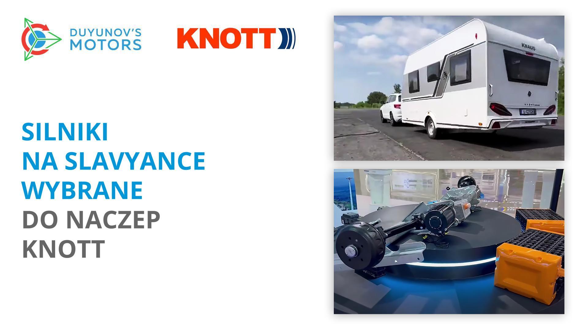 Silniki elektryczne DA-95S wygrywają testy Autoflex Knott Inc