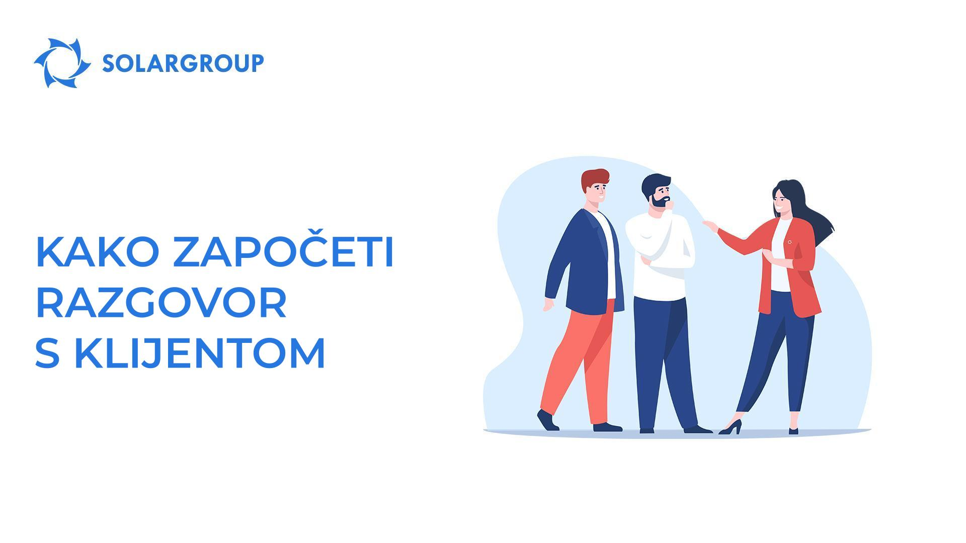 Kako započeti razgovor s klijentom