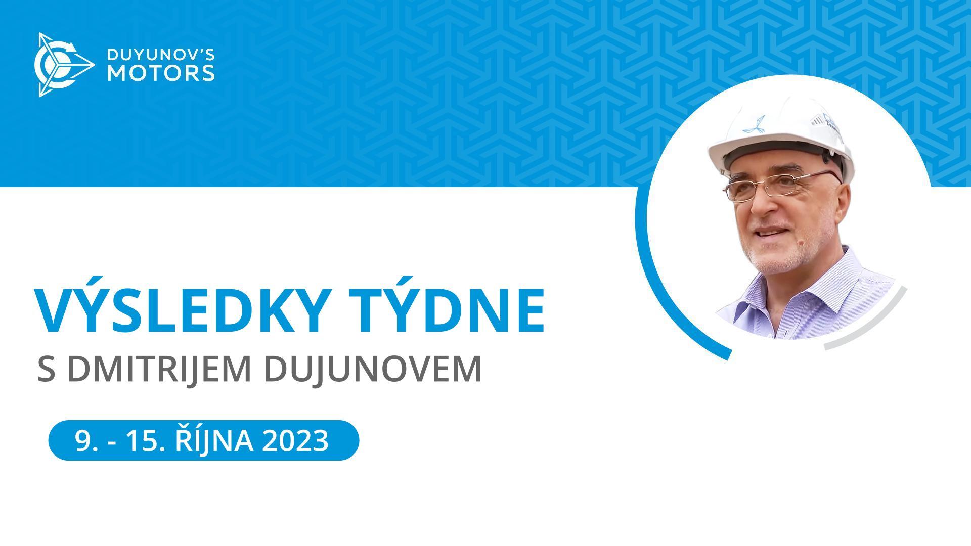 Klíčové novinky v projektu za poslední týden