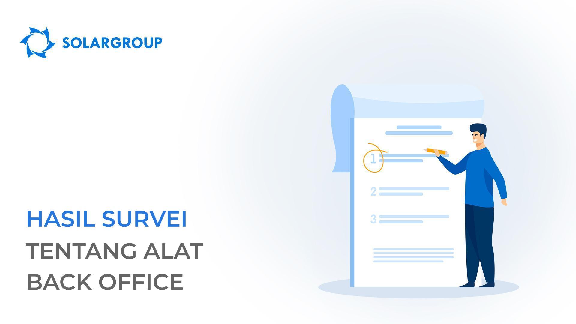 Hasil survei tentang alat back office