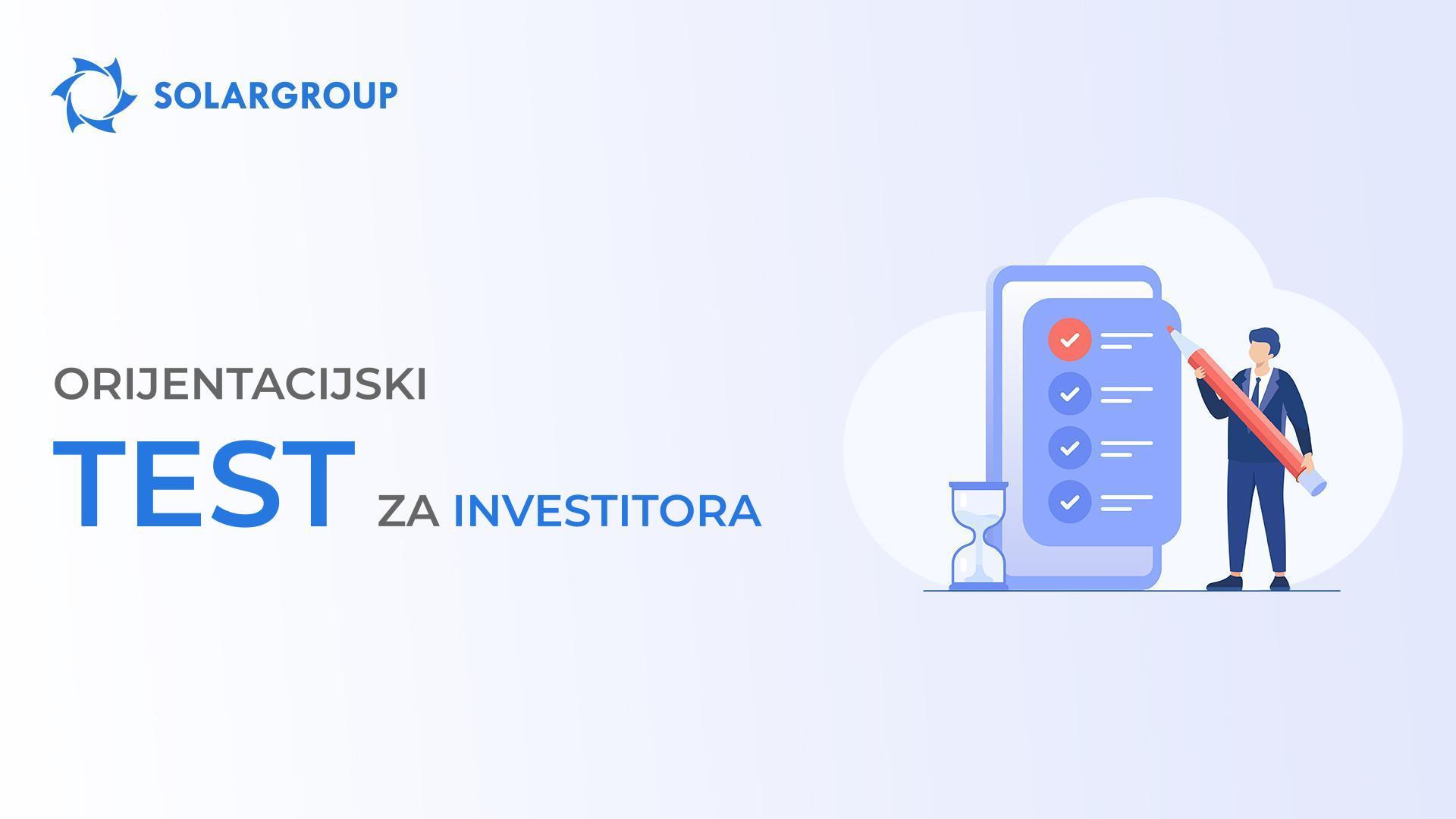 Orijentacijski test za INVESTITORA