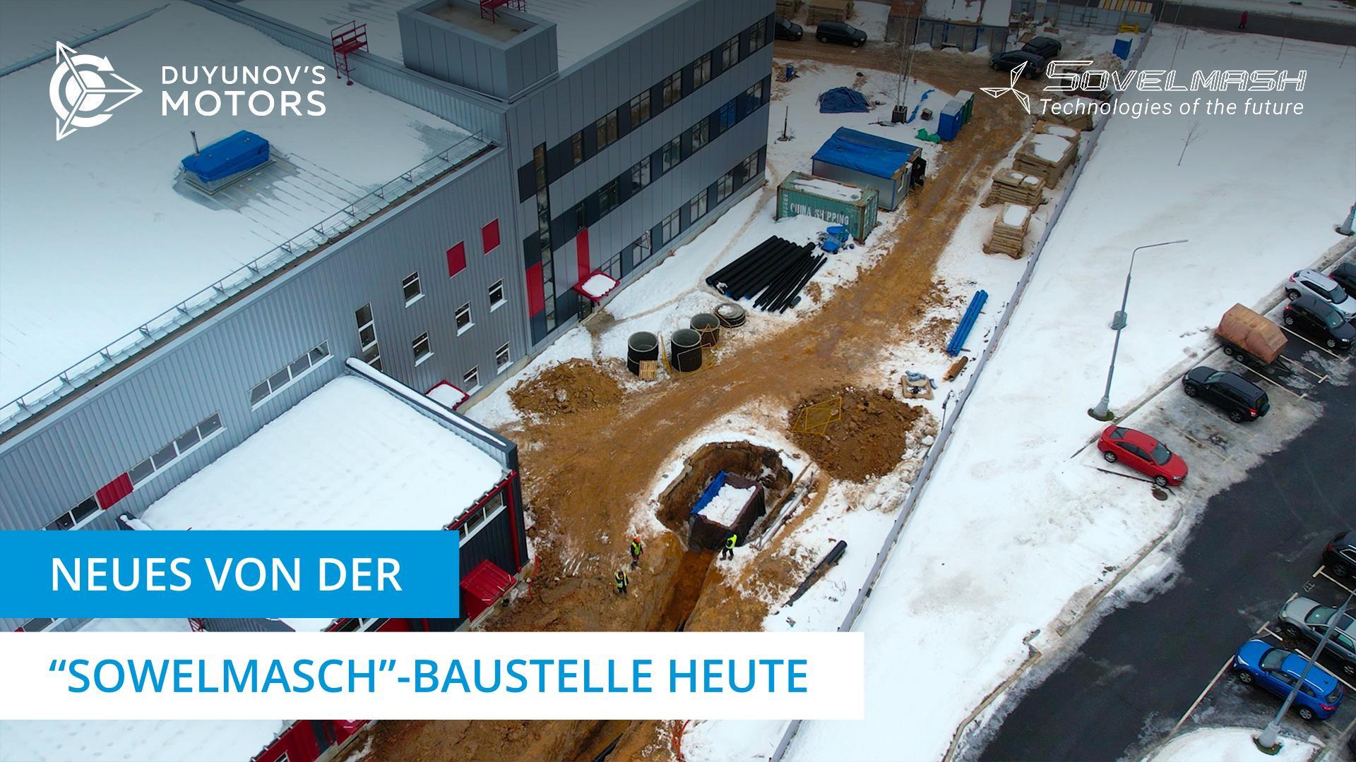 Wie schreiten die Bauarbeiten für das TPKB "Sowelmasch" voran?