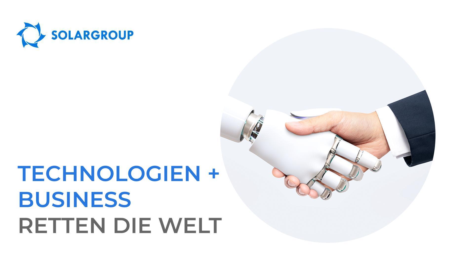 Technologien + Business retten die Welt
