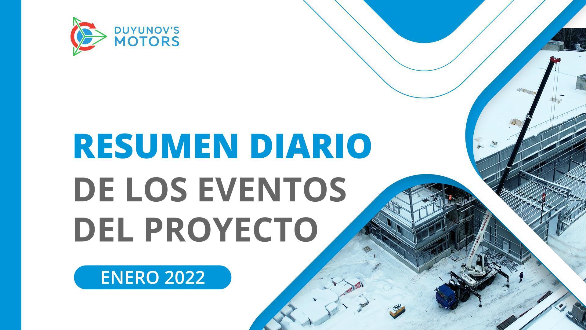 Resumen de enero: recordemos los eventos clave del proyecto "Motores de Duyunov"