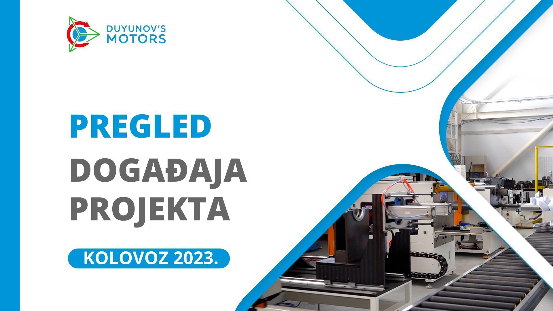 Ključni događaji projekta u kolovozu