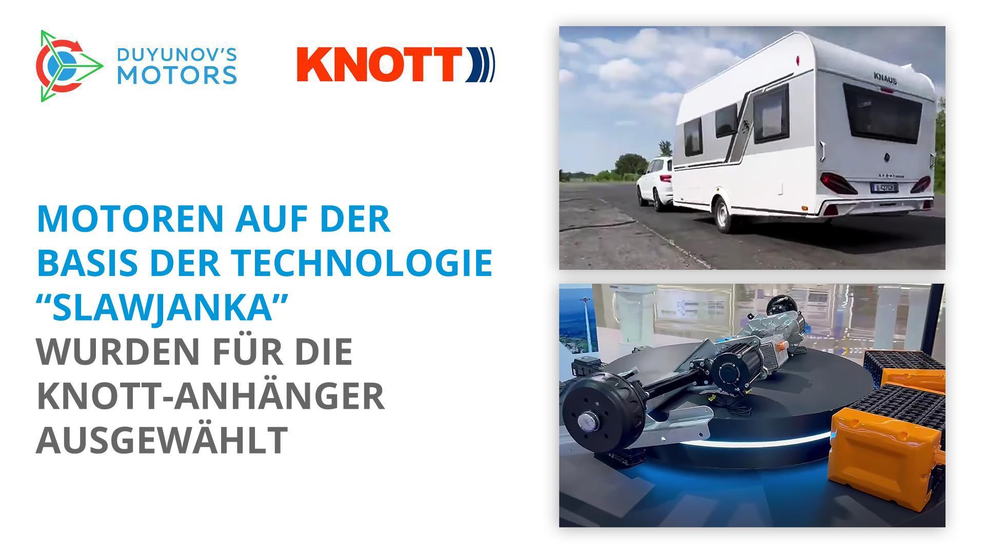 Elektromotoren der Bauart DA-95S gewinnen beim Test von der Firma Autoflex Knott Inc.