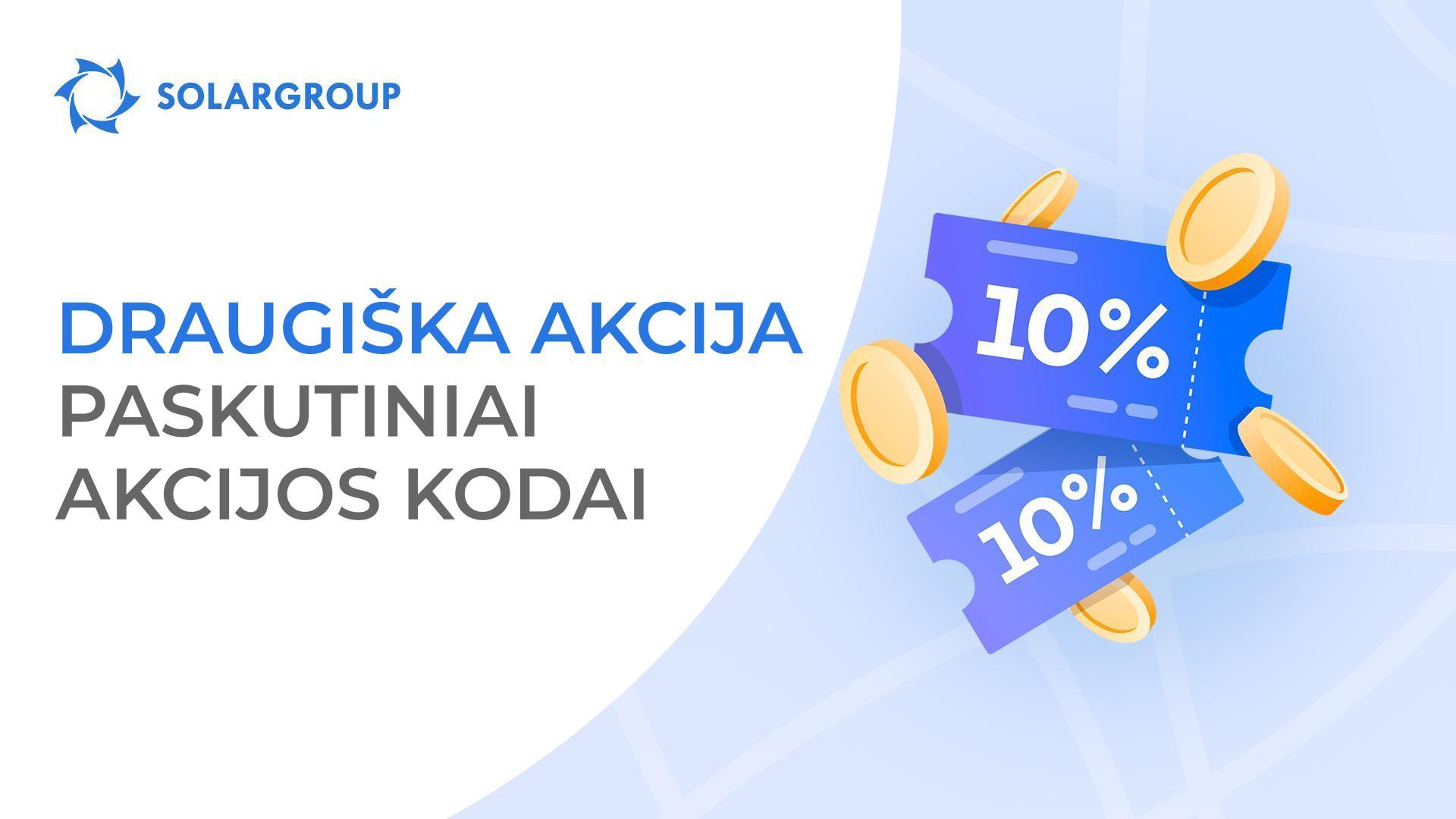 Paskubėkite įsigyti naują paketą ir gaukite 10 % premijinių dalių!