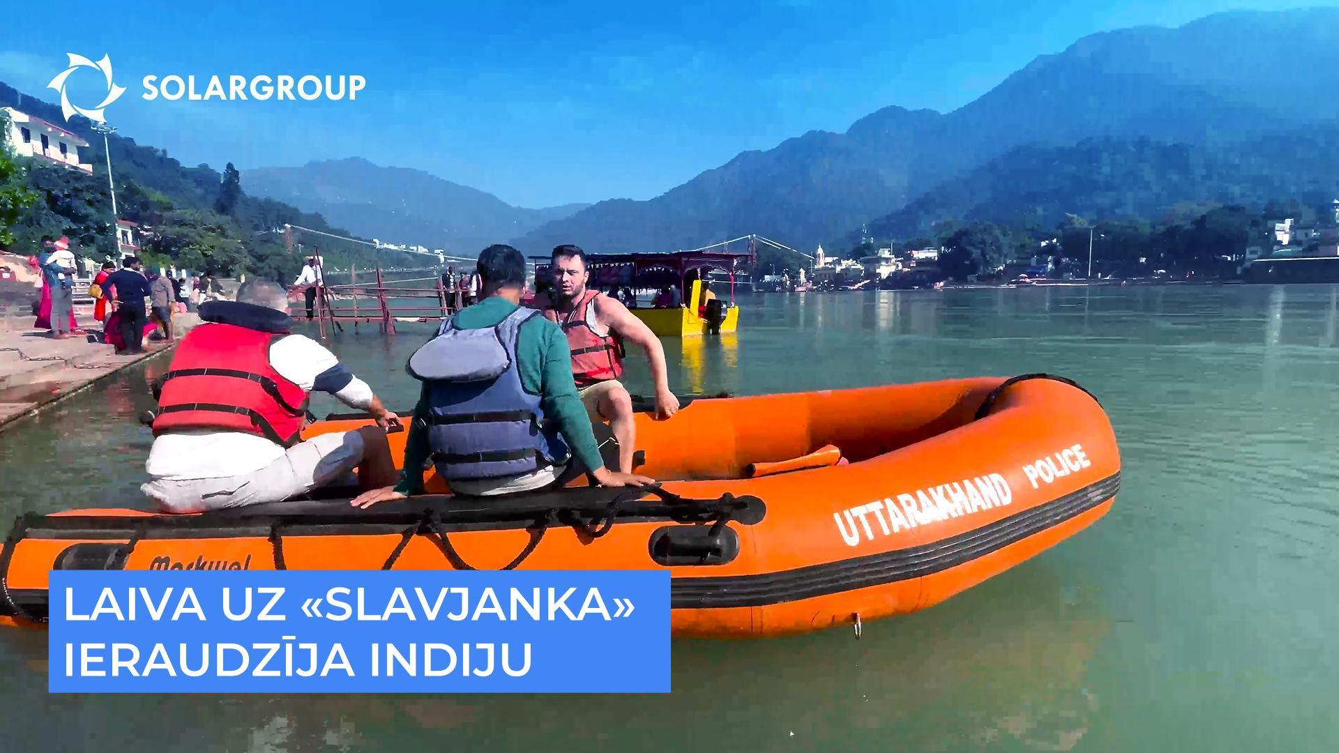 Ar ko laivas dzinējs uz «Slavjanka» pārsteidza Indijas biznesmeņus