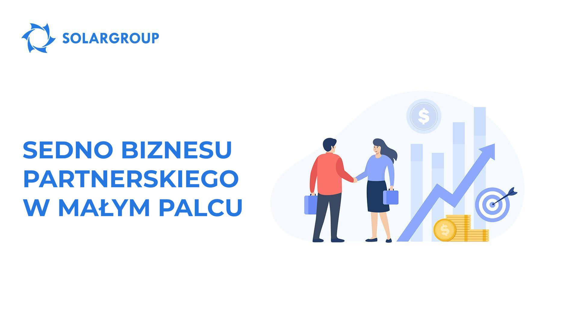 Sedno biznesu partnerskiego w małym palcu