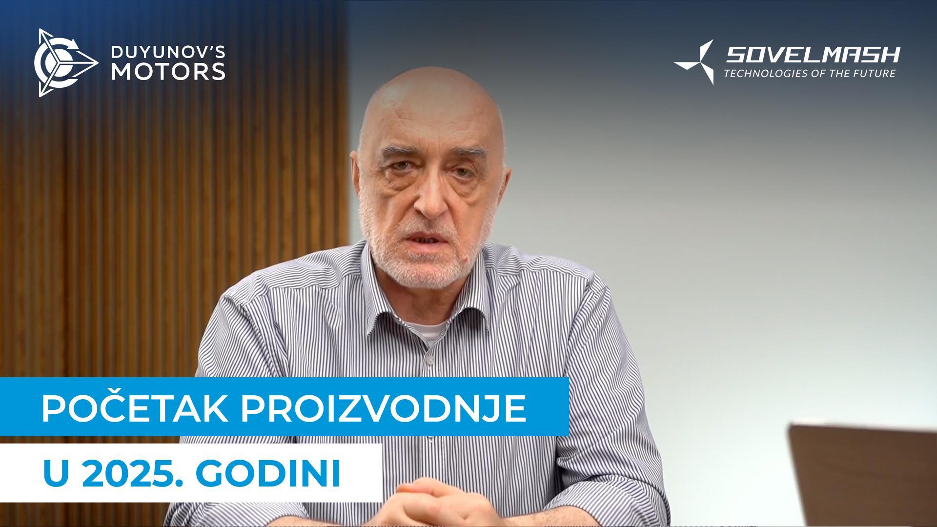Dmitrij Dujunov govorio je o glavnom zadatku "Sovelmash-a" za 2025. godinu