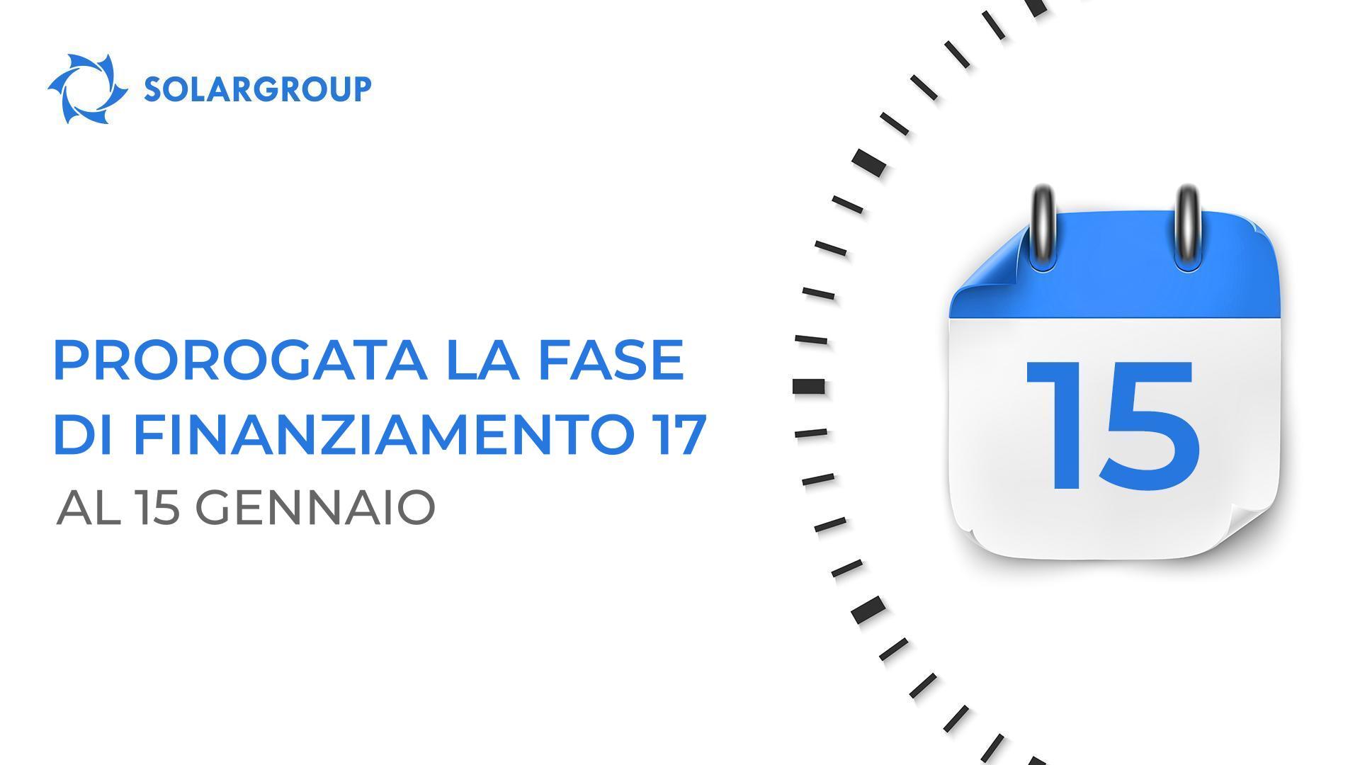 Fase 17 prorogata fino al 15 gennaio incluso