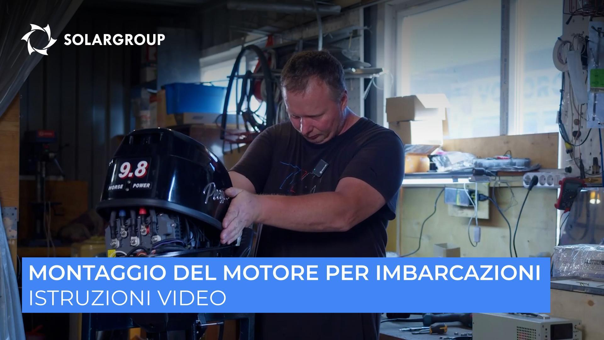 Come assemblare un motore elettrico con Slavyanka per imbarcazioni?