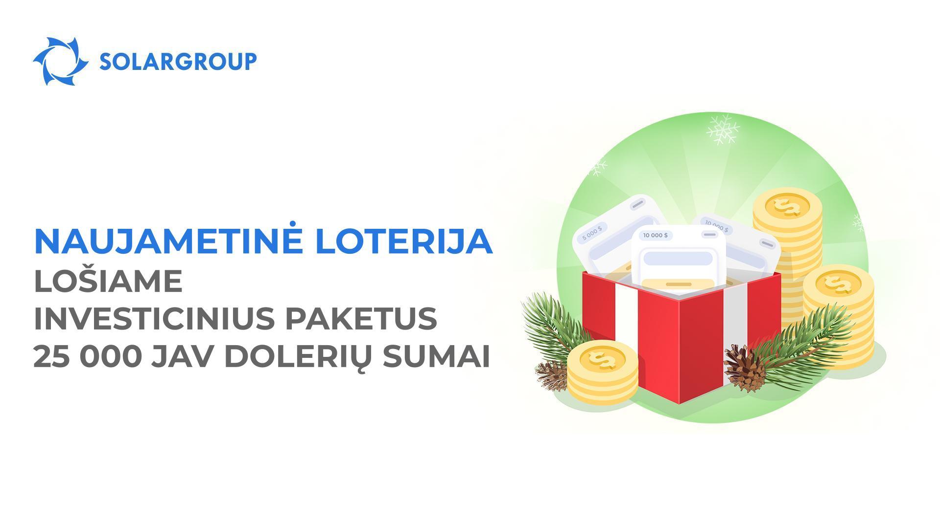 Laimėkite investicinį paketą su nominalu iki 15 000 JAV dolerių