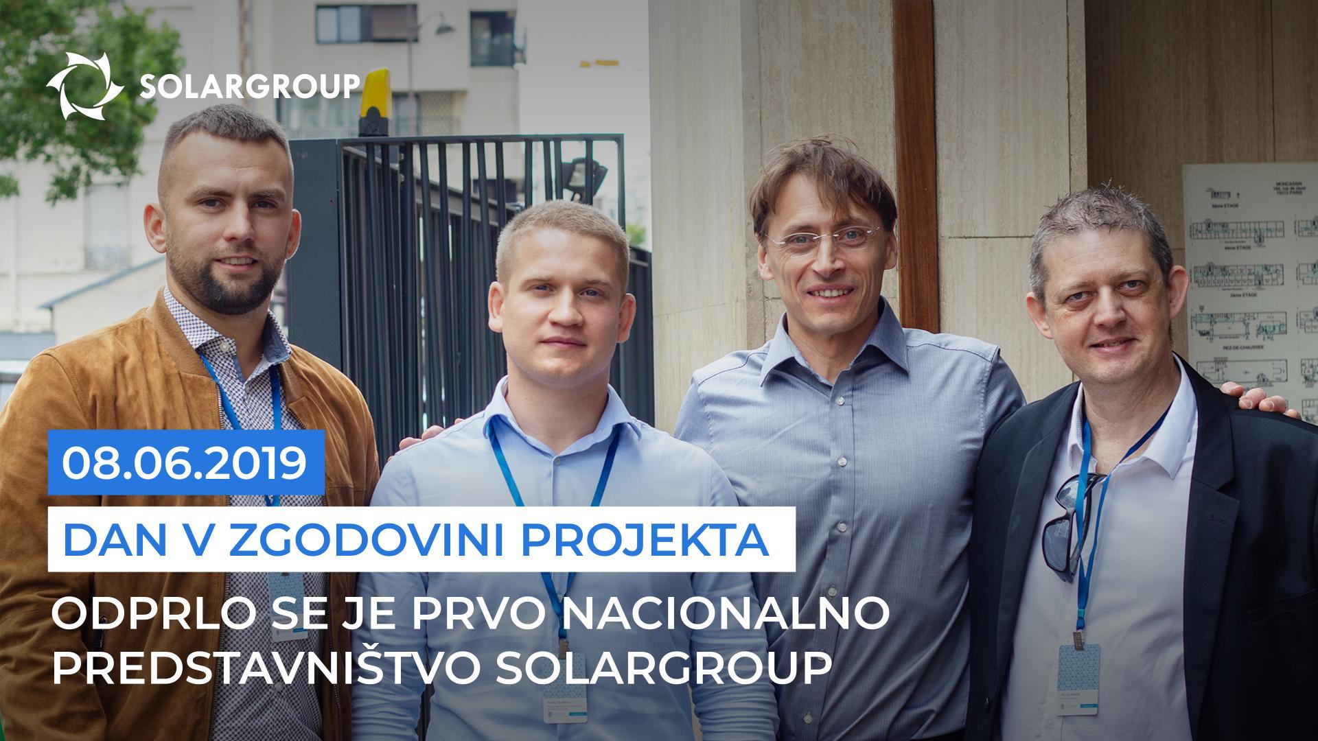 8. junij 2019 je nepozaben datum v zgodovini projekta