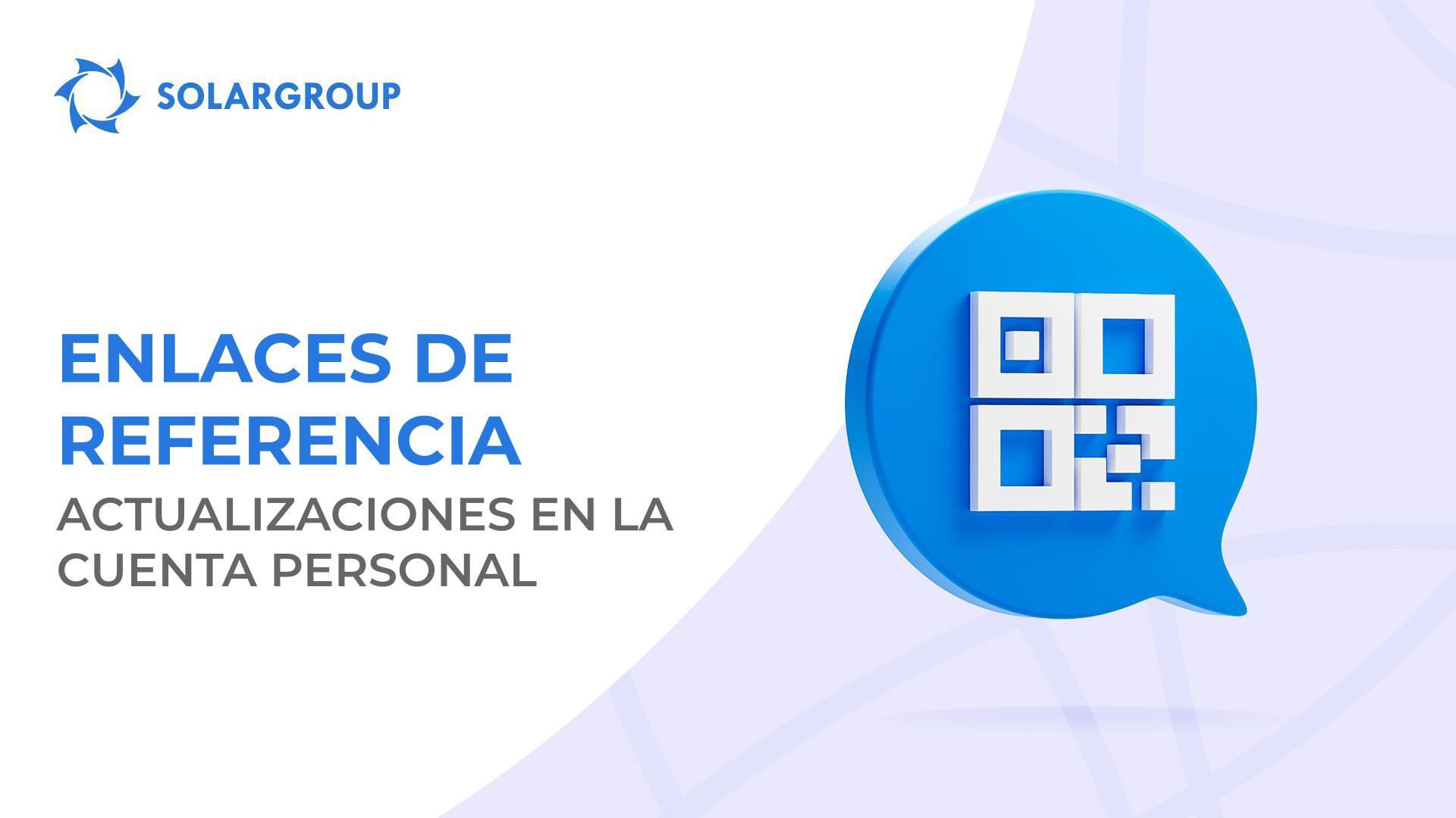 Se actualizó la sección "Enlaces de referencia" en la cuenta personal