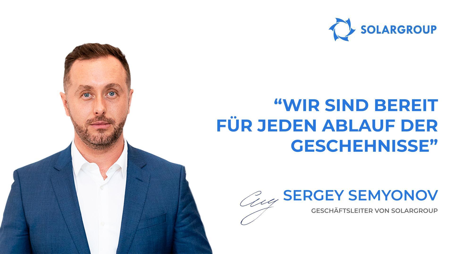 Wir sind bereit für jeden Ablauf der Geschehnisse