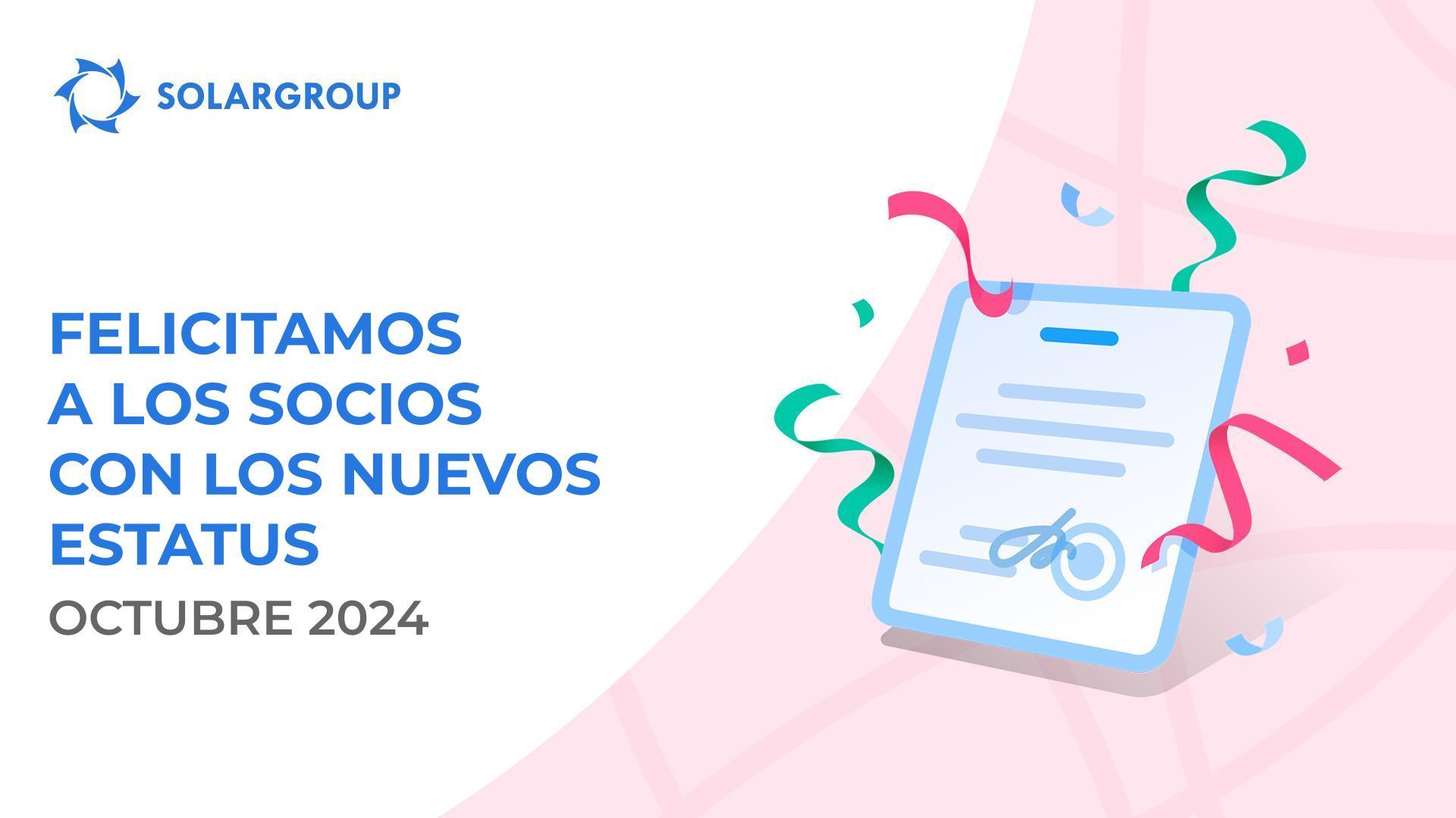 ¡Saludamos a los socios en sus nuevos estatus!