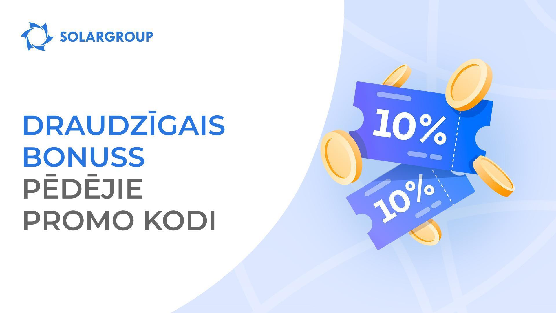 Paspējiet nopirkt jaunu paketi un saņemt 10% bonusu daļas!