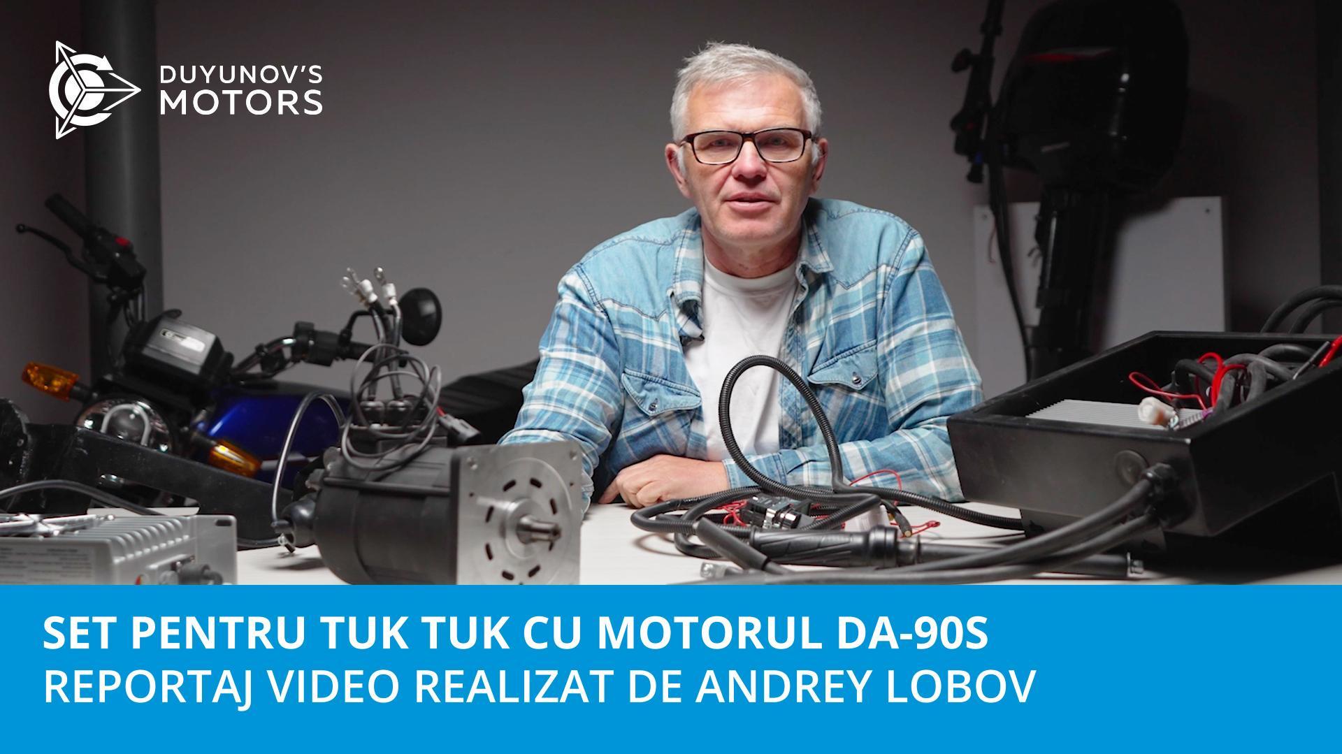 Set pentru tuk tuk cu motorul DA-90S: reportaj video realizat de Andrey Lobov