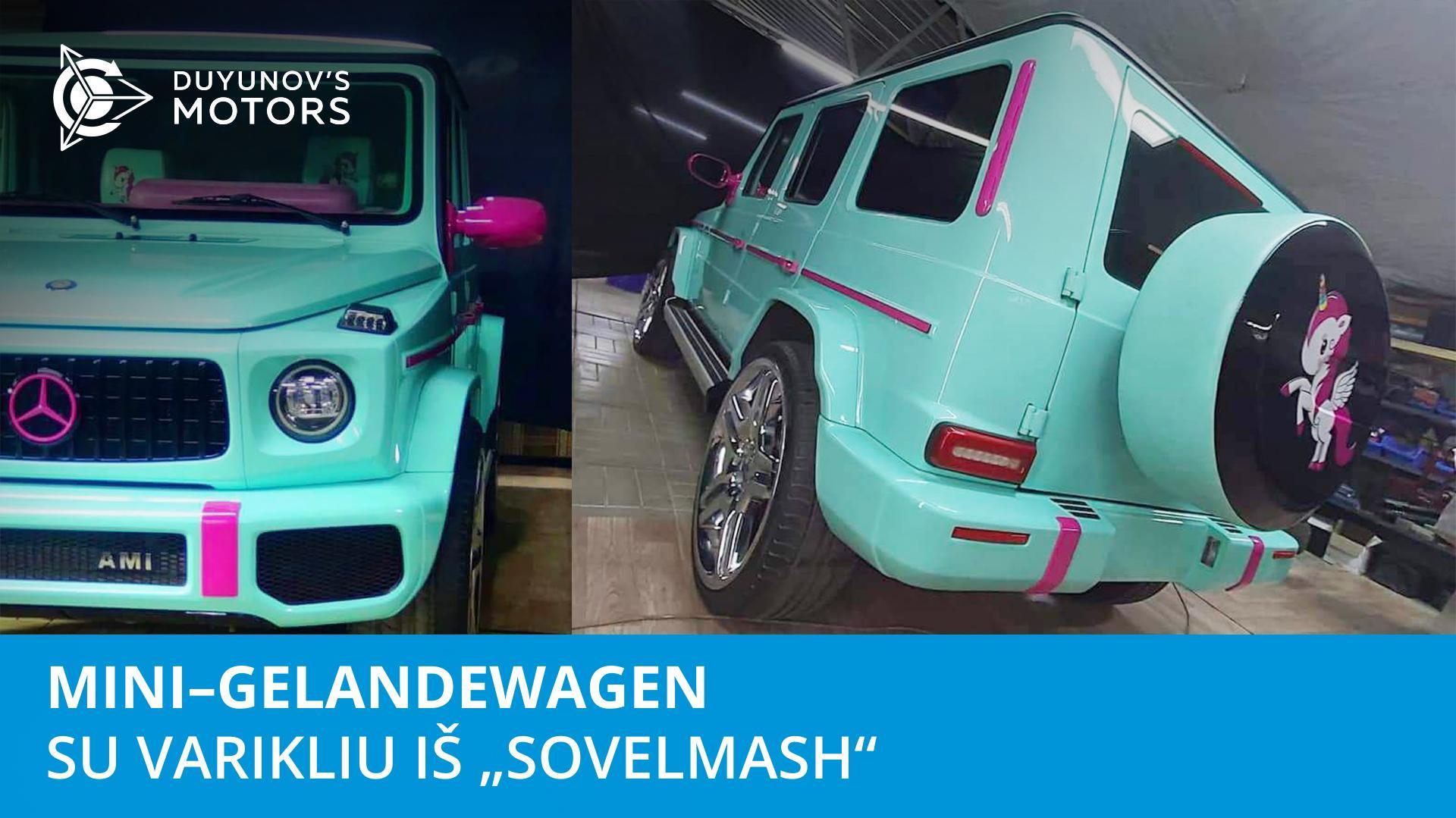 Mini–Gelandewagen su varikliu iš „Sovelmash“