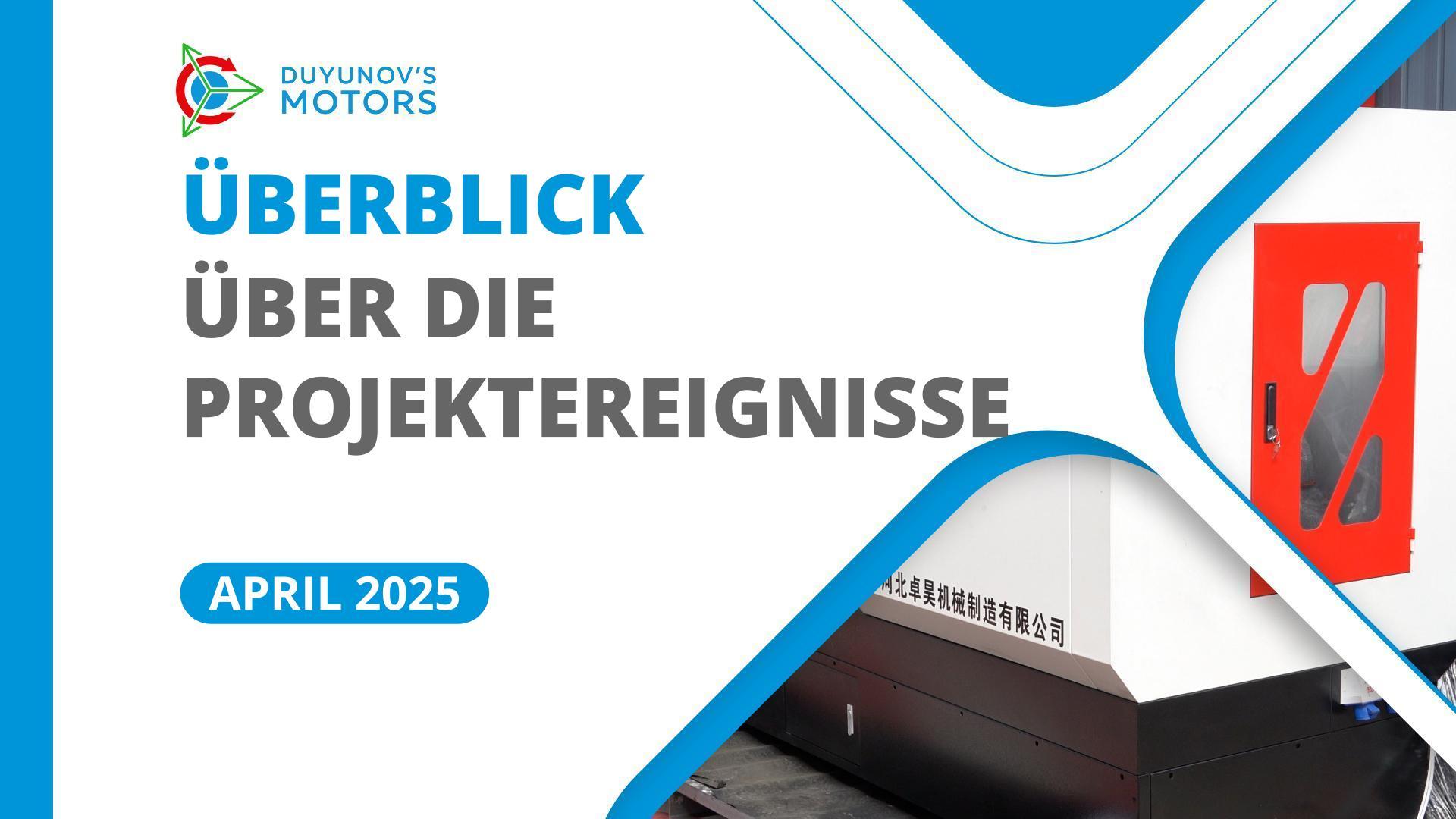 Die wichtigsten Ereignisse von SOLARGROUP und "Sowelmasch" im April