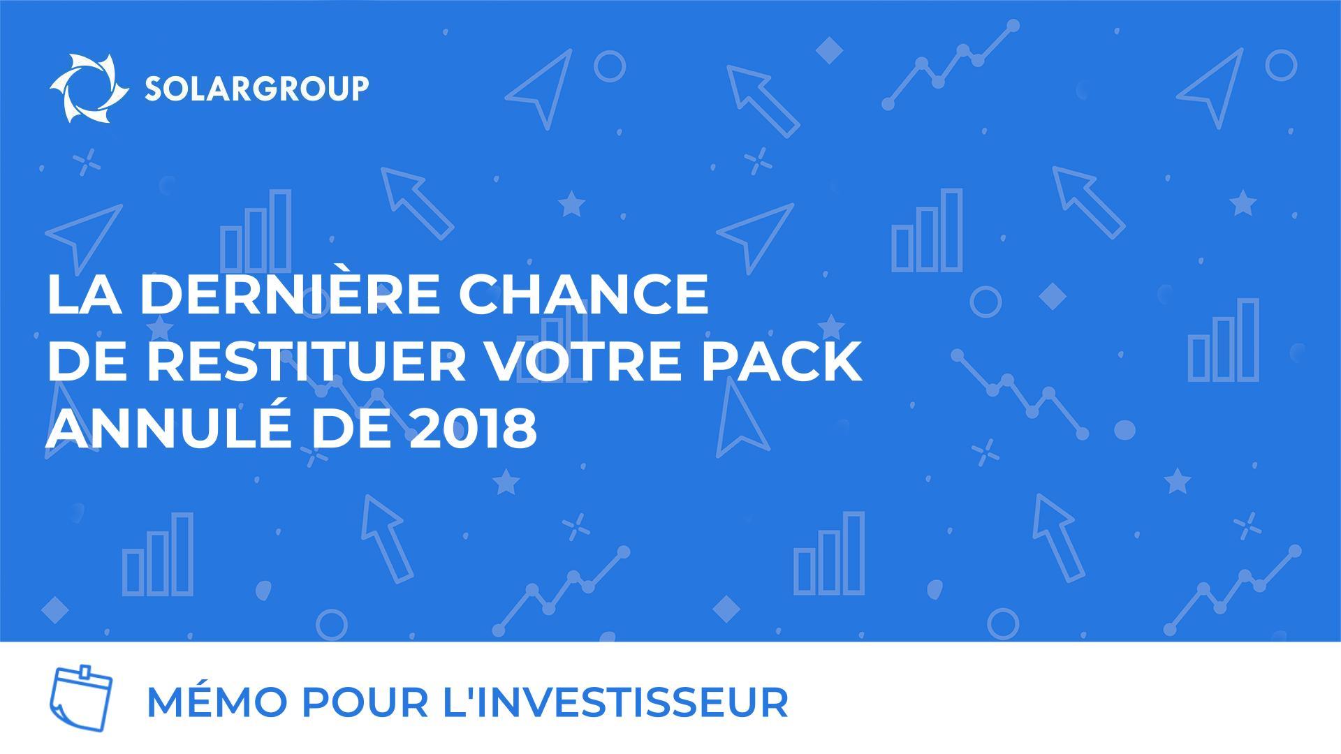 Ne ratez pas l’occasion de reprendre l’investissement dans le projet aux conditions les plus avantageuses