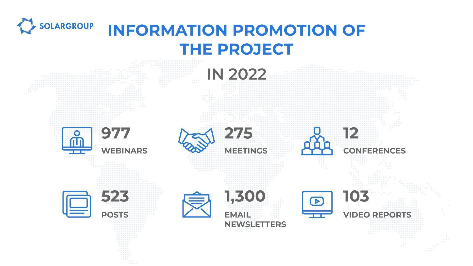 Information promotion of the project at stage 17