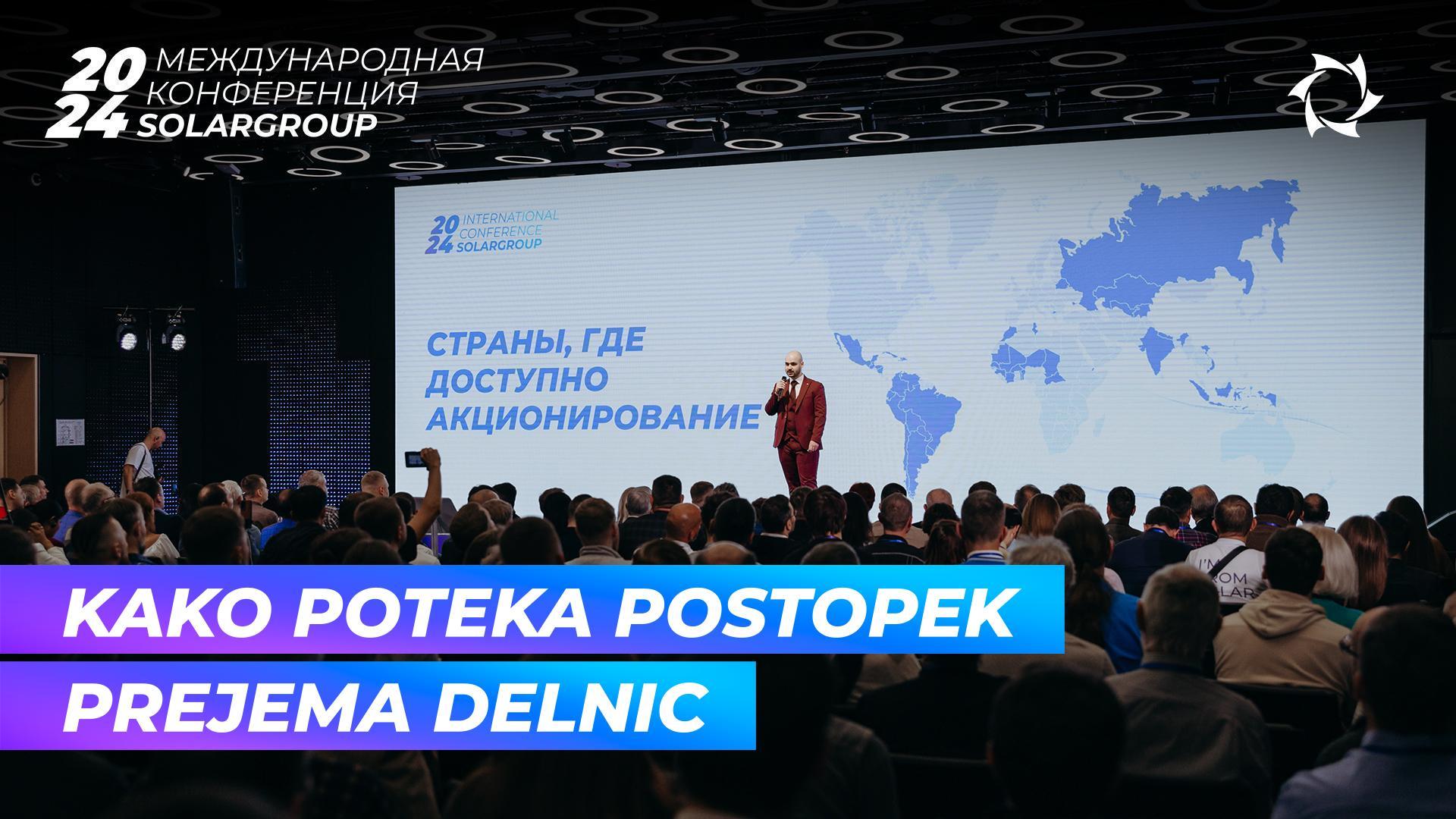 O prevzemu delnic so razpravljali na mednarodni konferenci SOLARGROUP