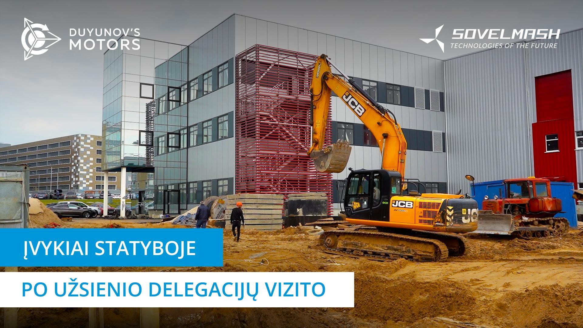 Šilumos trasos prijungimas ir „Sovelmash“ PKTB apdaila