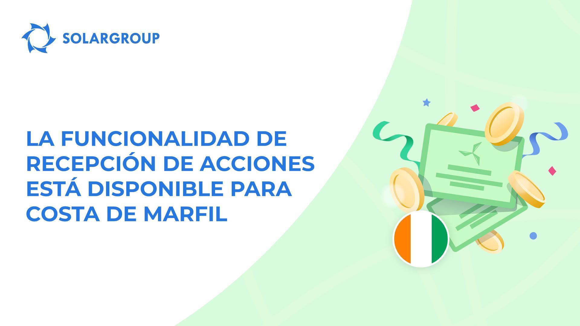 Abrimos la funcionalidad para los inversores de Costa de Marfil