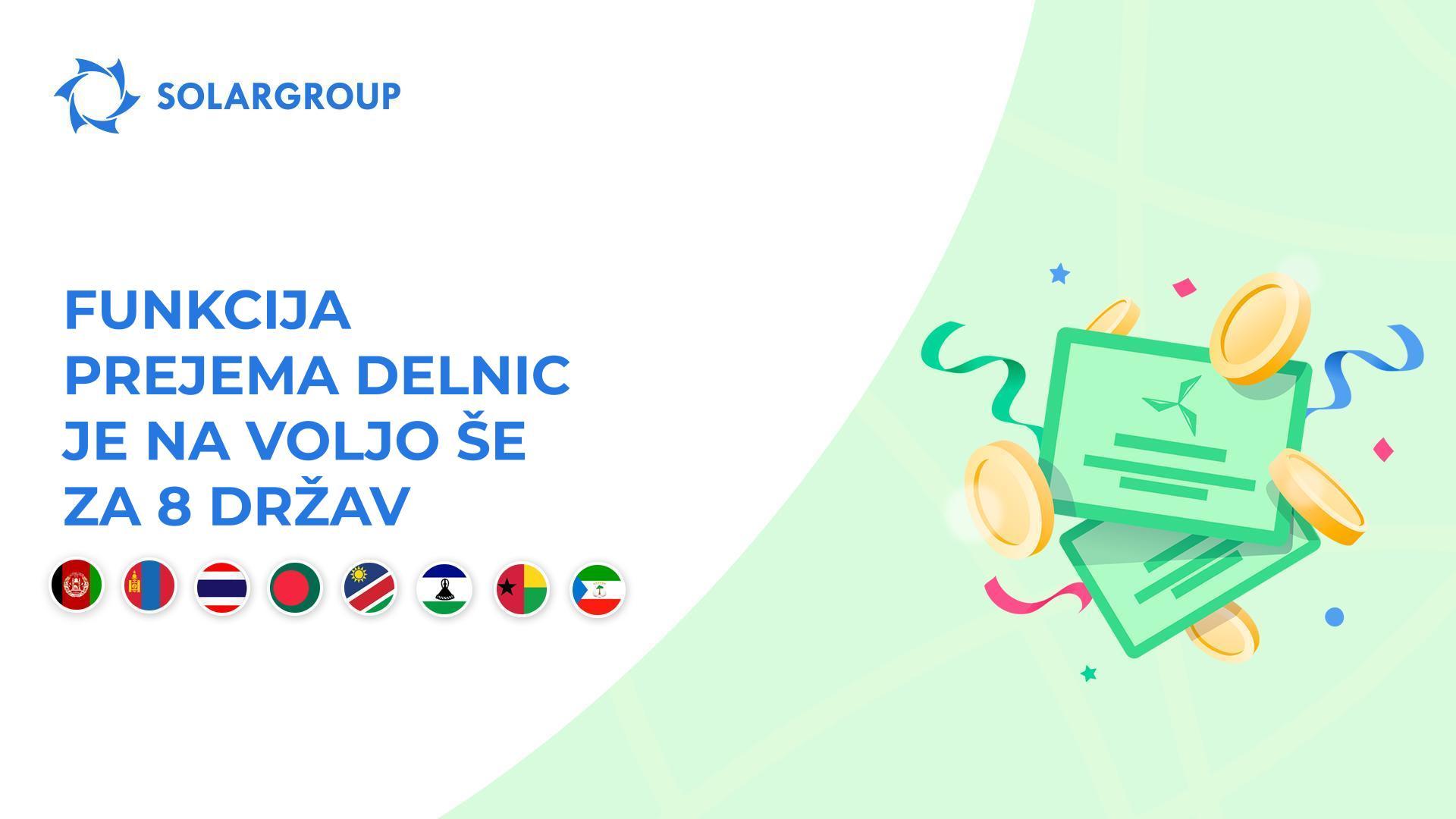 Odpiramo funkcijo v državah: Afganistan, Mongolija, Tajska, Bangladeš, Namibija, Lesoto, Gvineja Bissau, Ekvatorialna Gvineja
