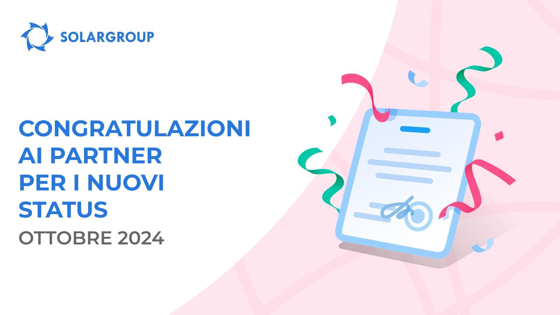 Congratulazioni ai partner per i nuovi status!