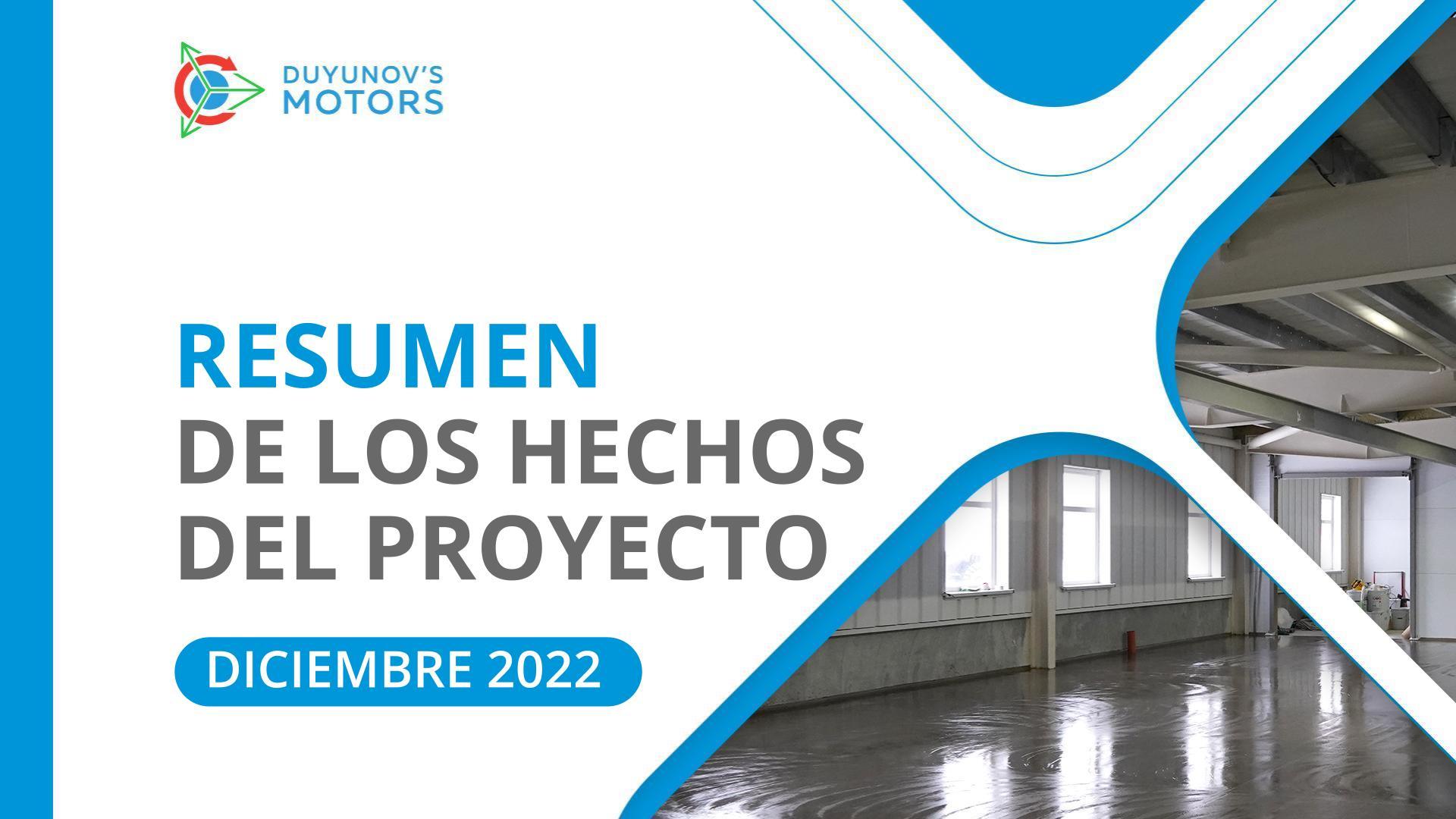 Hechos clave del proyecto: resumen de diciembre