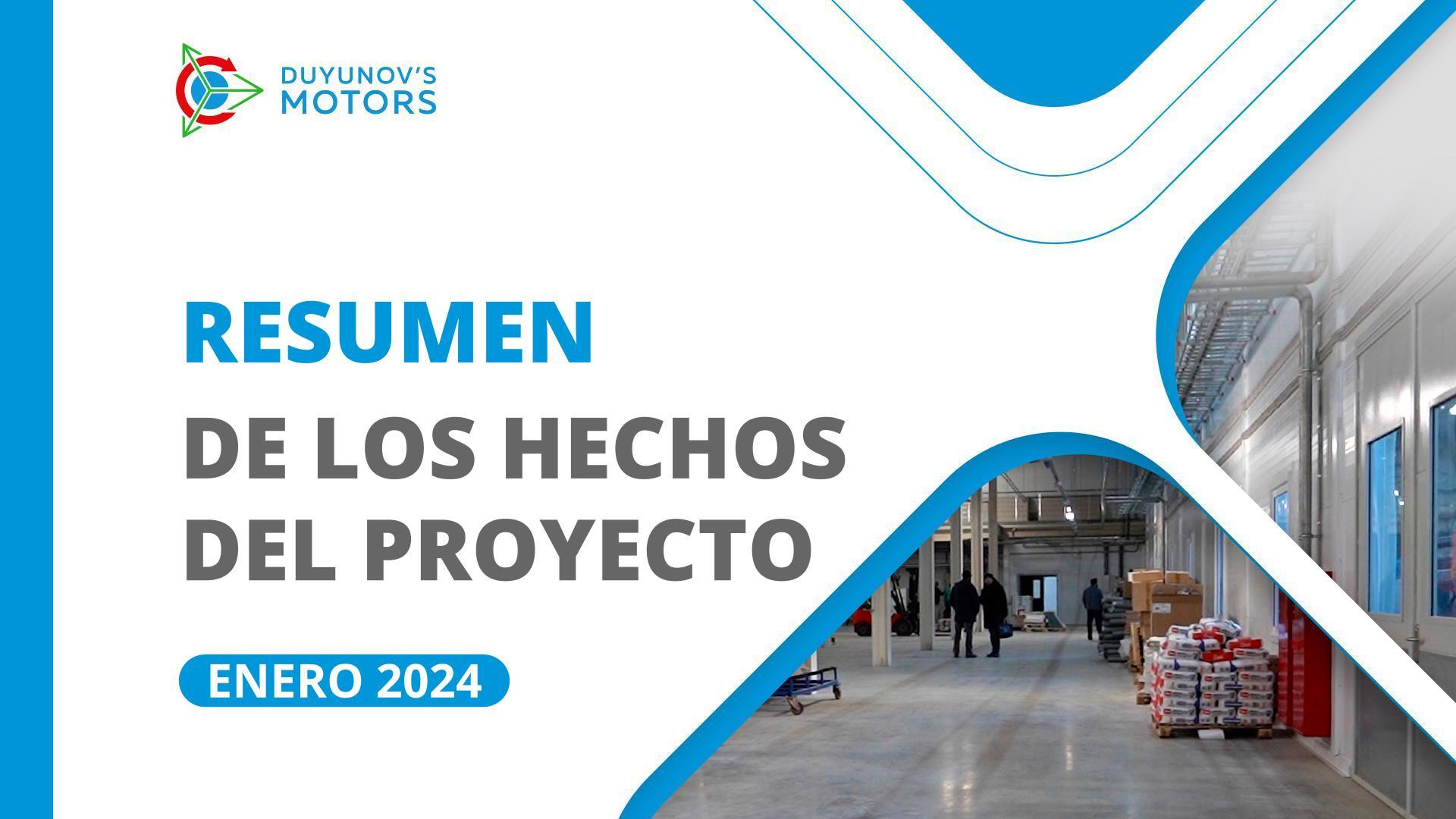 Hechos clave del proyecto en enero